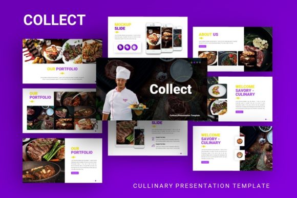 Collect Presentation Template: A Versatile Framework for Culinary and Corporate Storytelling