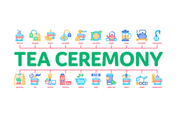 Elevating Visual Communication with Tea Ceremony Tradition Minimal Assets
