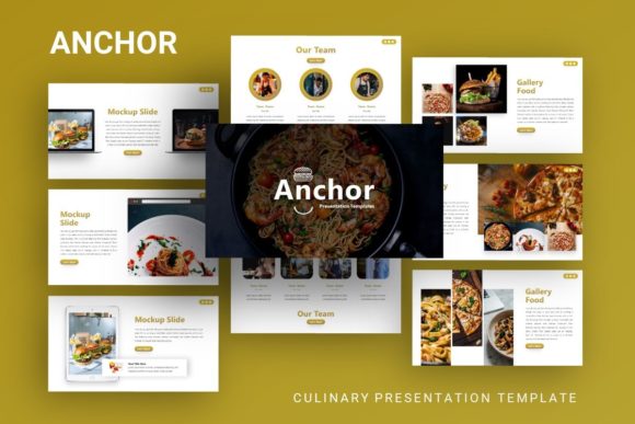 Evaluating Presentation Template - Anchor for Professional and Culinary Design Needs
