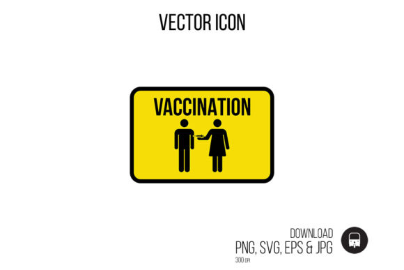 Immunization Poster Icon Vector Design Guide