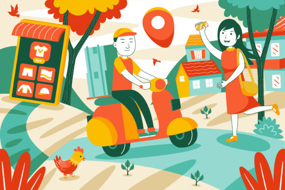 Maximizing Design Efficiency with Delivery Package Vector Illustration 01