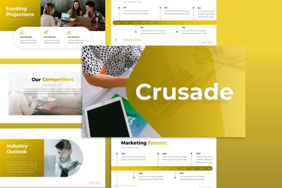 Maximizing Visual Impact with the Crusade Business Presentation Template