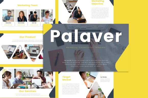 Palaver Marketing Presentation Template: Elevating Visual Communication for Modern Professionals