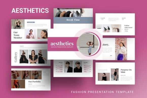 Presentation Template - Aesthetics: Elevating Visual Communication Across Industries