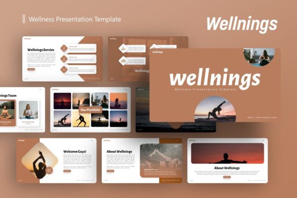 Presentation Template - Wellnings: A Versatile Design Asset for Modern Storytelling