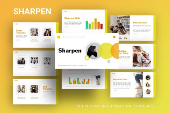Sharpen Presentation Template: A Versatile Design Tool