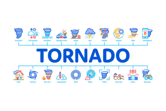 Visualizing Extreme Weather: The Strategic Value of Tornado and Hurricane Minimal Design Assets