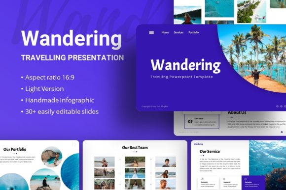 Wandering Template: Visual Storytelling for Creatives
