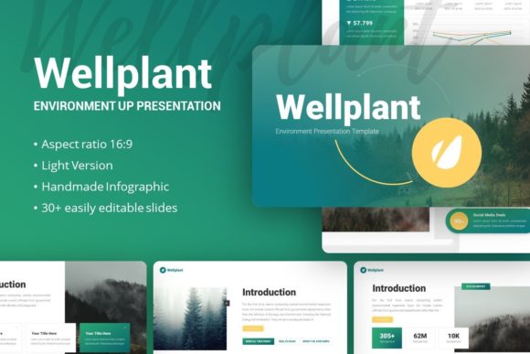 Wellplant Presentation Template: Design for Any Audience
